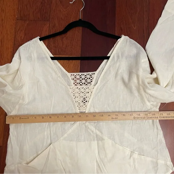 Free People Just Cruisin Pullover Top Blouse Ivory $98 Women's Sz‎ XS NWT B11 - Picture 9 of 12